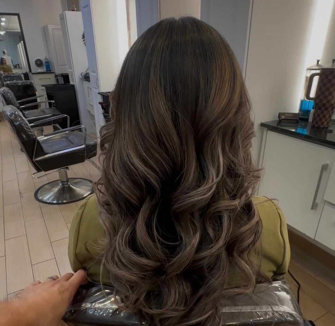 balayage before